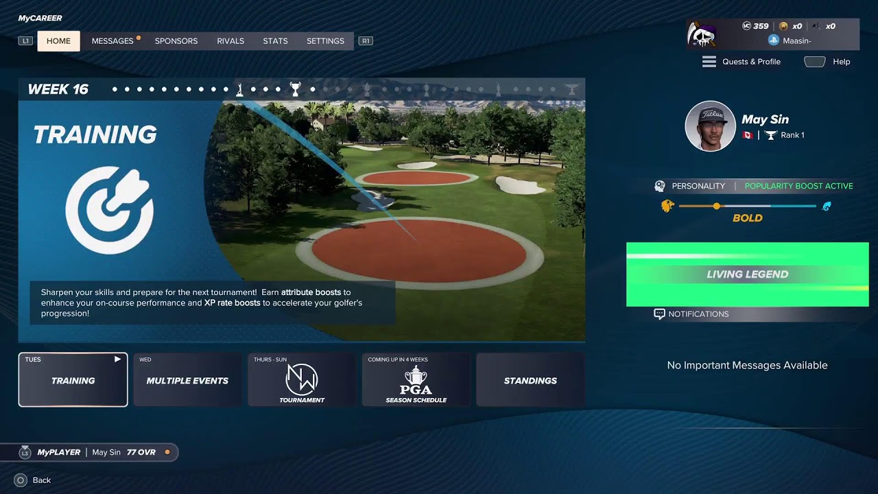 PGA TOUR 2K25 ! career mode noob 🔴