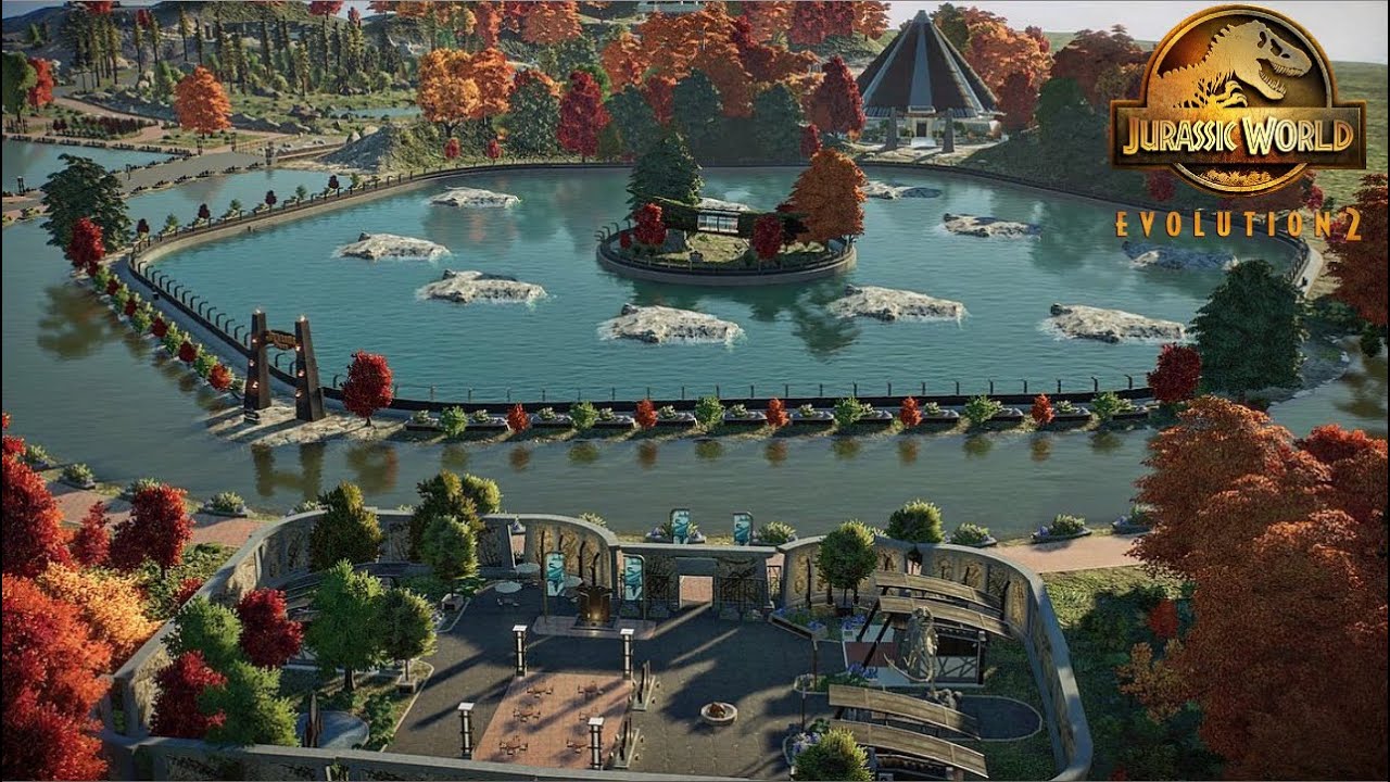 Shonisaurus Habitat Speedbuild (Autumn Springs) Jurassic World Evolution 2