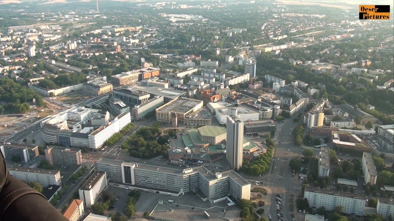 Heißluft Ballonfahrt über Chemnitz von Heinersdorf bis Berbisdorf
