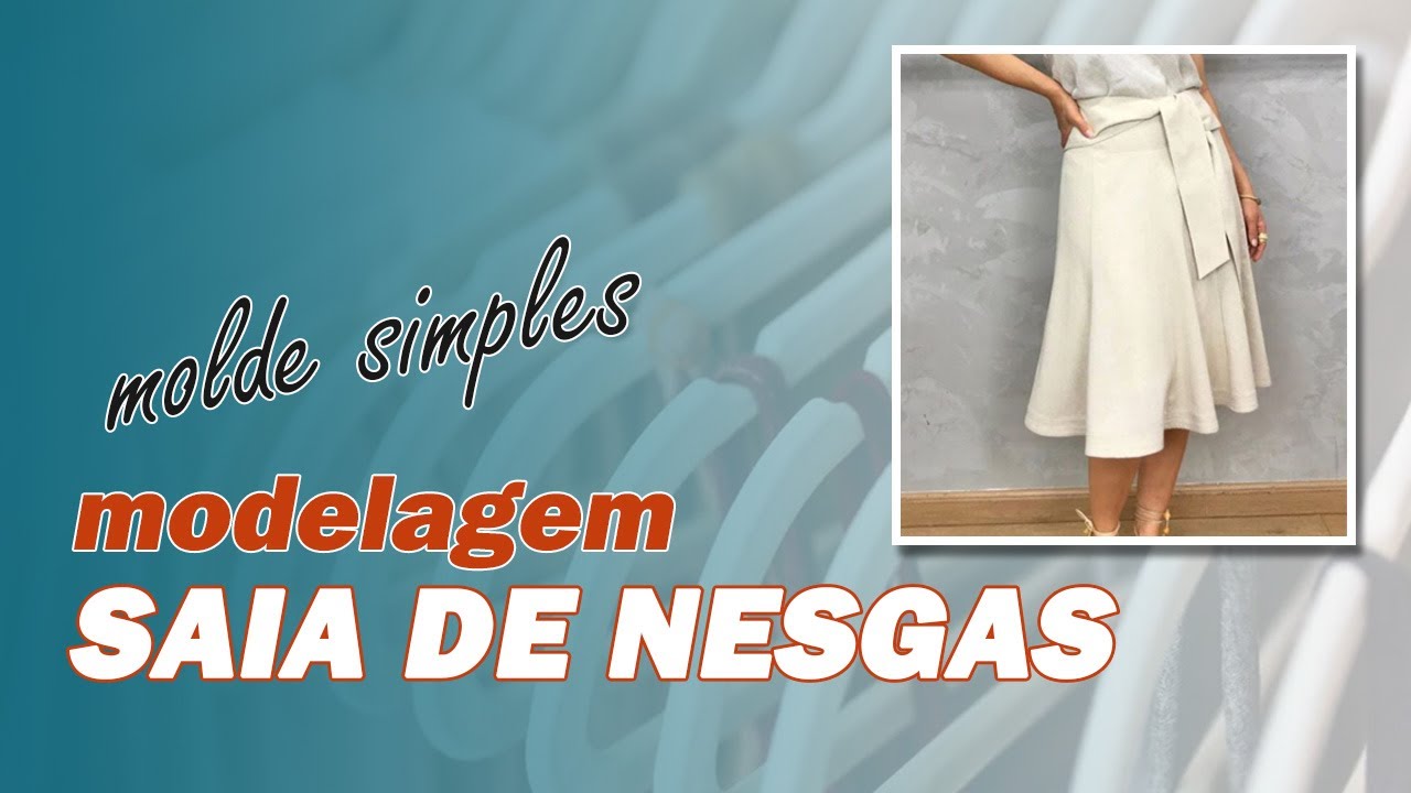 COMO FAZER MODELAGEM SAIA DE NESGAS | MODELAGEM COMPLETA PASSO A PASSO