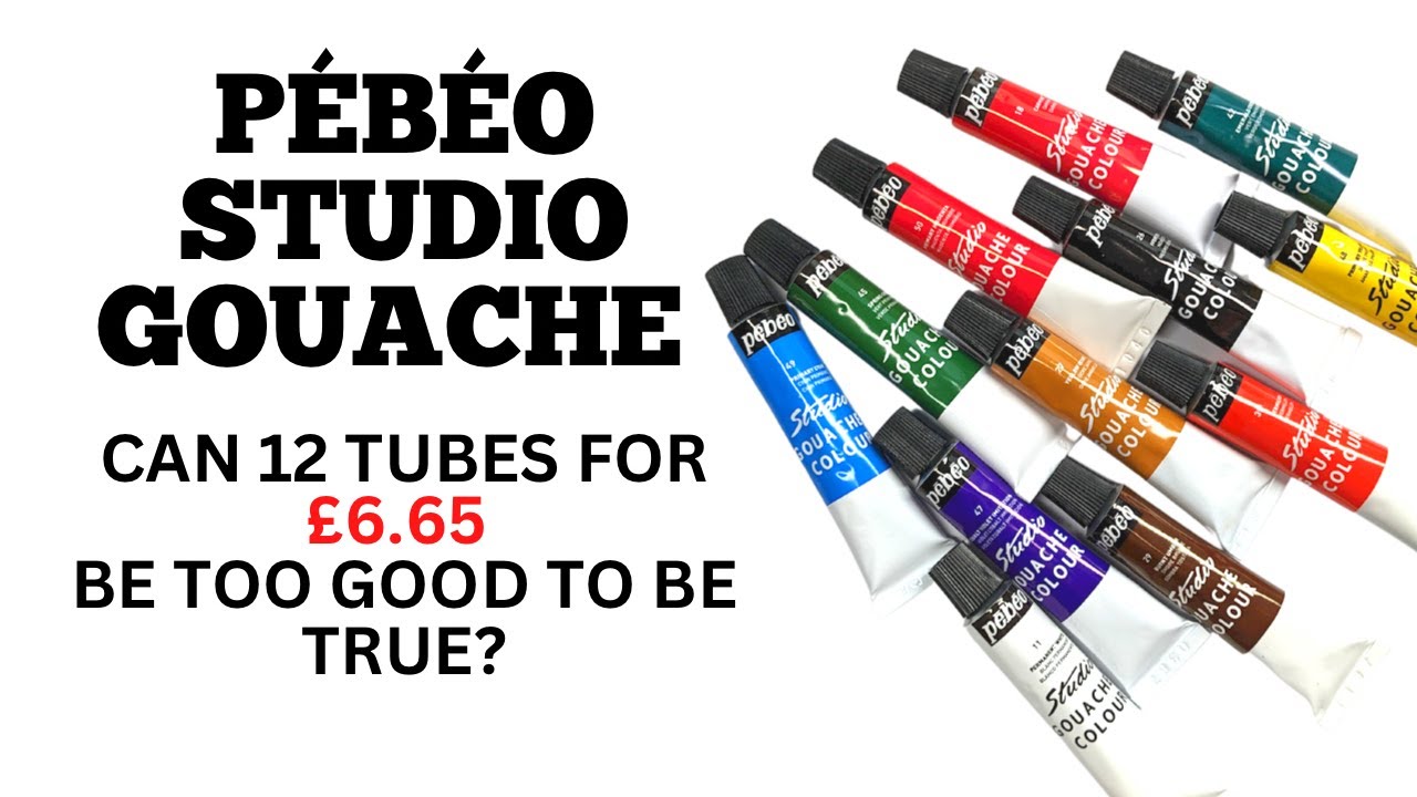 #Pébéo Studio Gouache #unboxing and #review