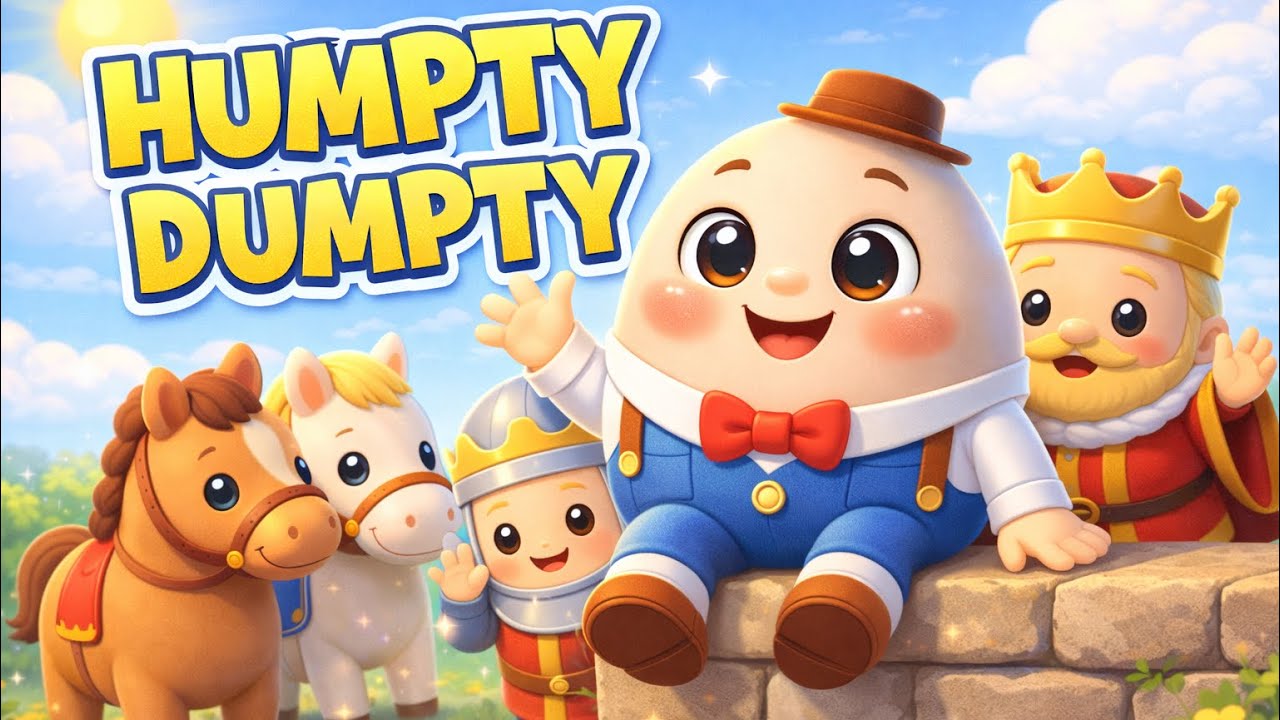 Humpty Dumpty | Classic Nursery Rhyme for Kids | Baby Songs