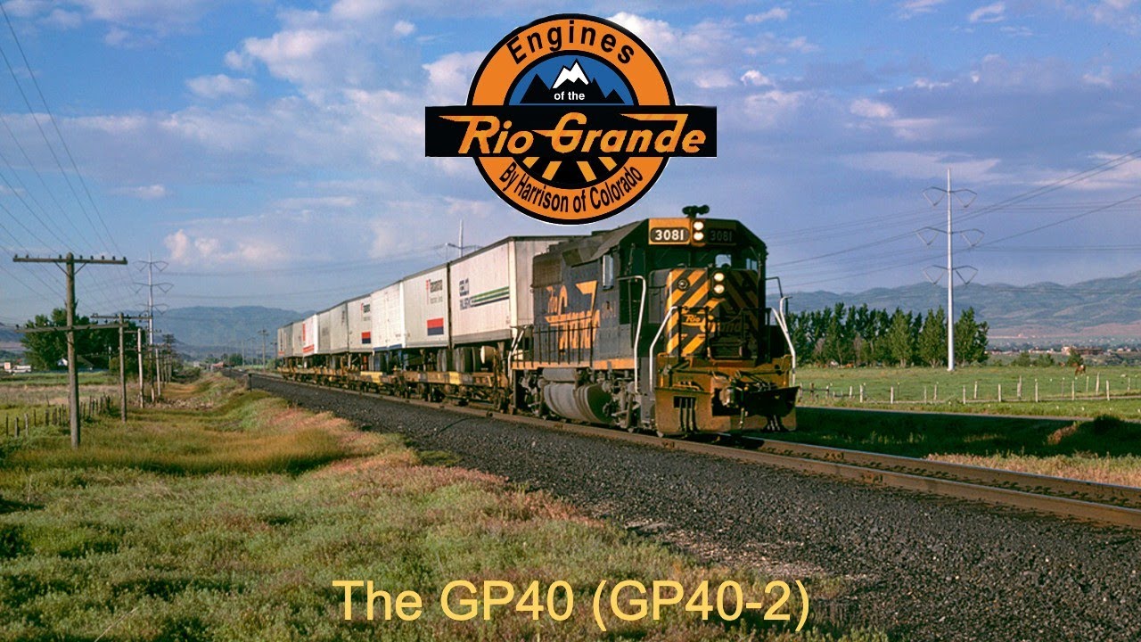 Двигатели Rio Grande: GP40 (и GP40-2)