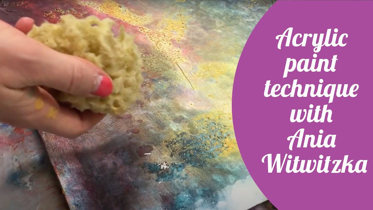 Nr 1 -  Acrylic paint technique with Ania Witwitzka