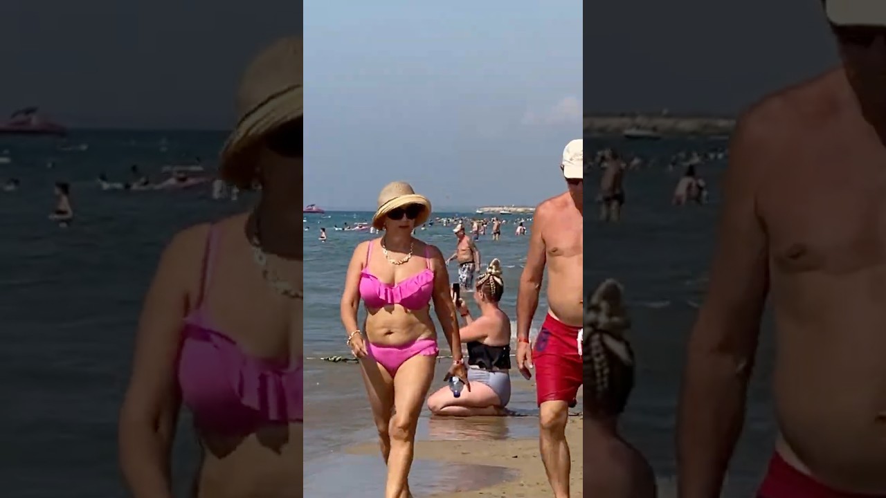 🇹🇷 Side Beach Antalya Travel. Beautiful Day at the Beach #1820 #side #turkey #beach
