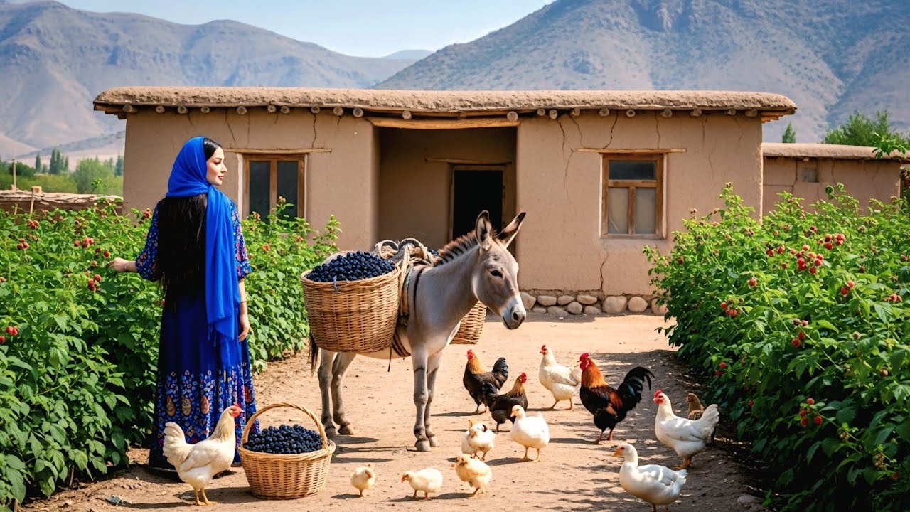 Village Life In Iran: Amazing Cooking & Donkey Riding