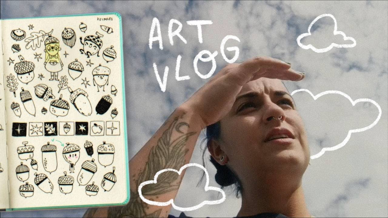 Studio vlog - a wintery rambly one