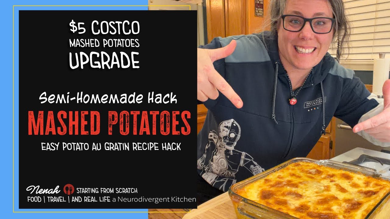 Картофельное пюре в Costco за 5 долларов... Превращено в изысканный гарнир.