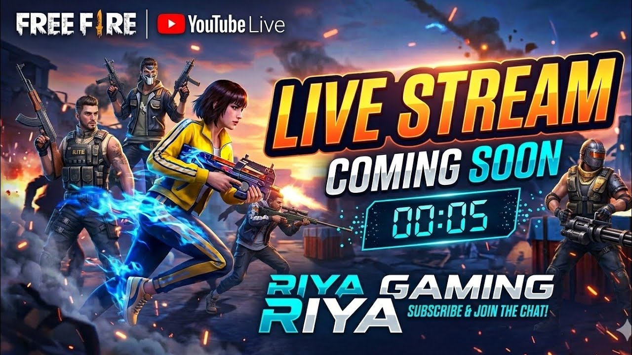 Riya is LIVE! 🔥 Free Fire Rush Gameplay 👑 #RiyaGaming #FFLive