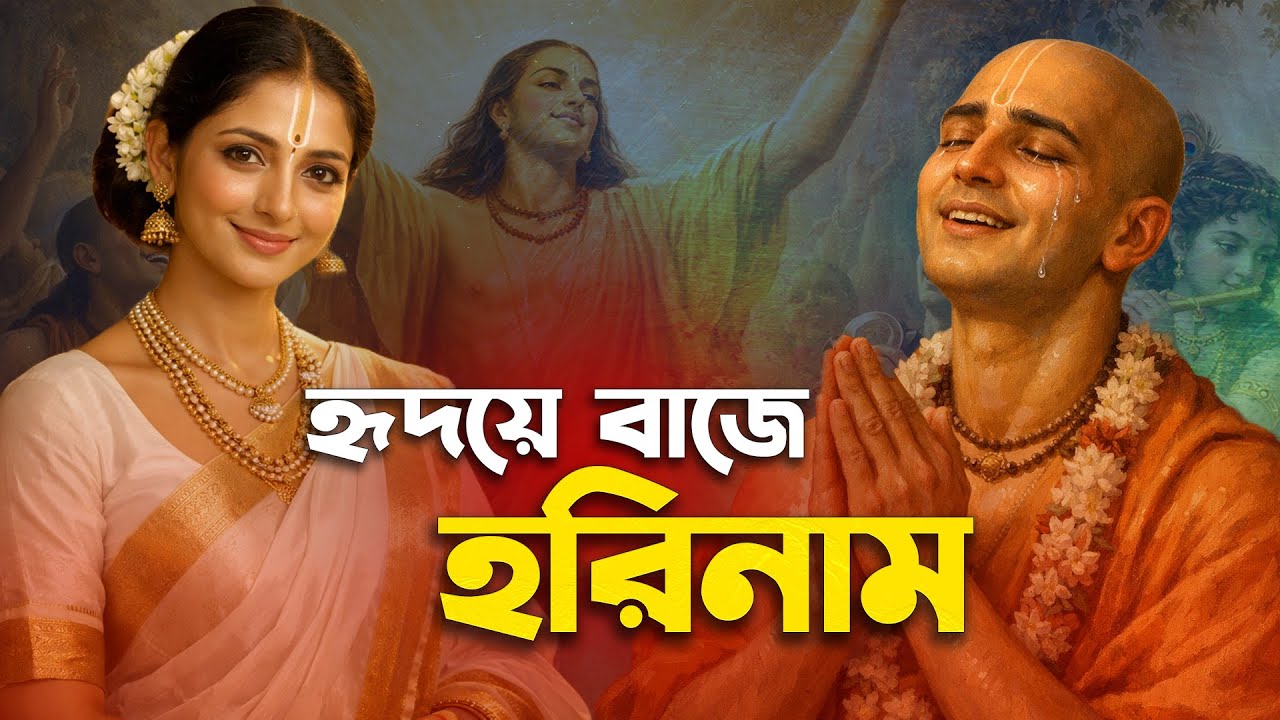হৃদয়ে বাজে মধুর হরিনাম | Hare Krishna Kirtan | Most Powerful Harinam | Sanatan Music | Eknam