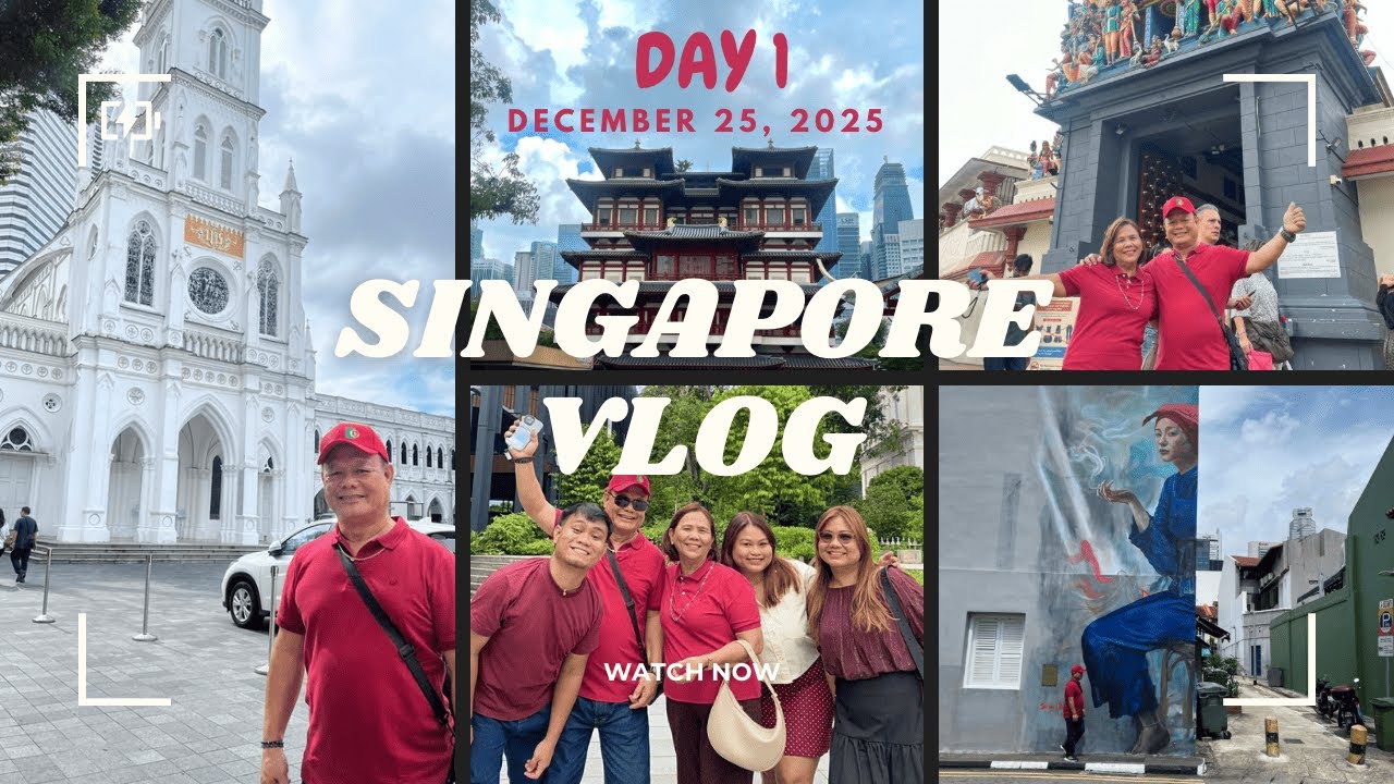 Christmas in Singapore 🎄🇸🇬 | Chinatown, Orchard Road & Festive City Lights Vlog