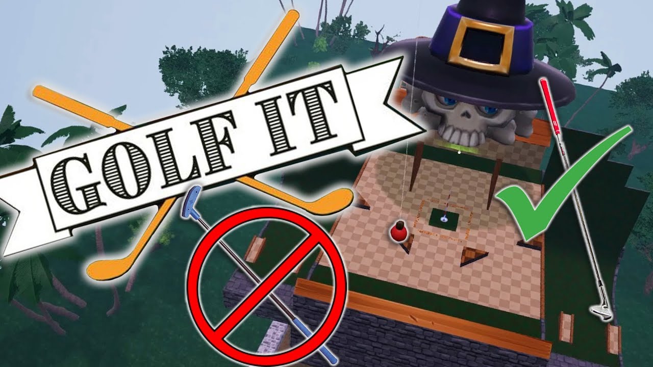 STUPID WEDGE ONLY PUTT PUTT! | GOLF IT FUNNY MOMENTS!