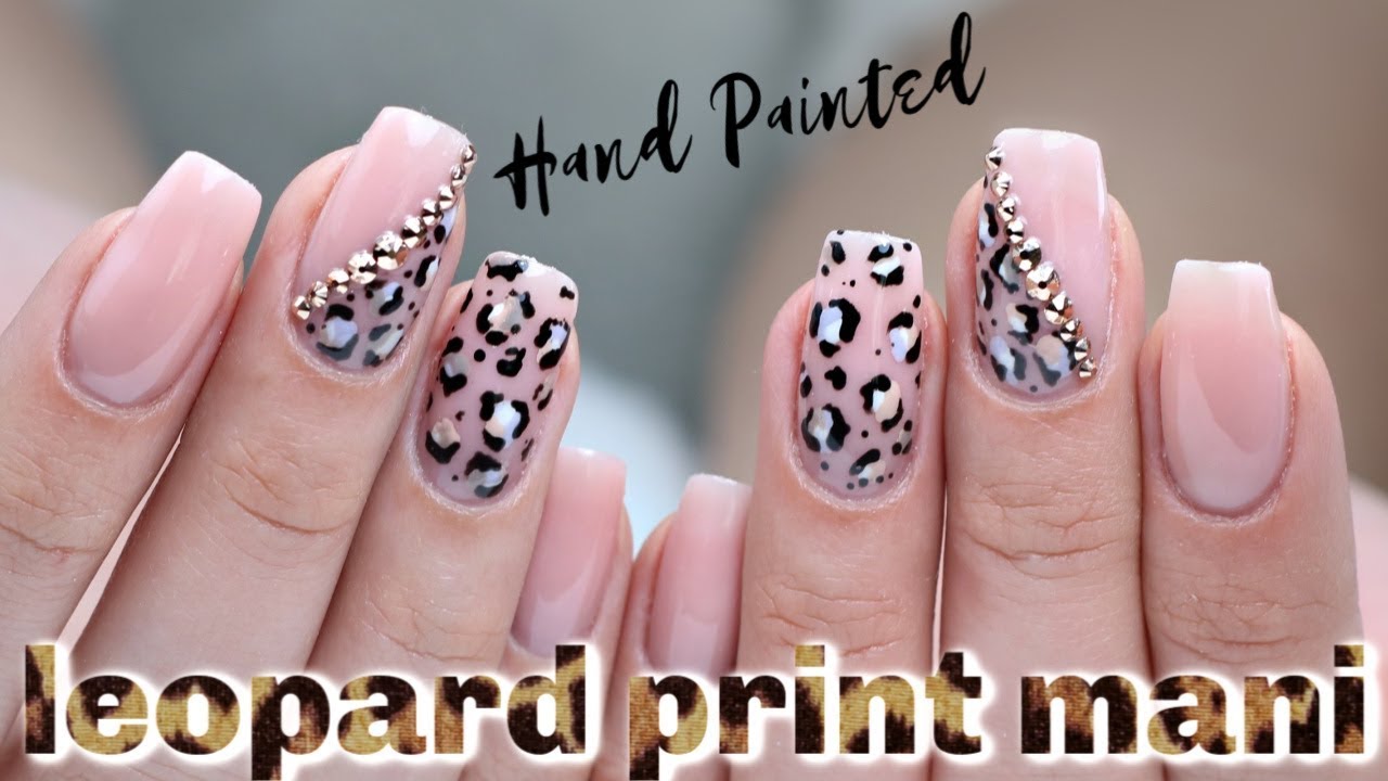 HOW TO: PURPLE LEOPARD PRINT GEL MANICURE | LUMINARY NAIL SYSTEMS