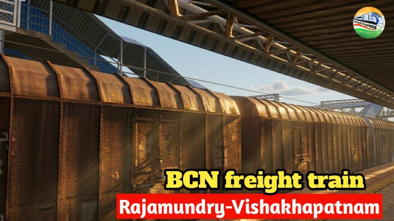 Rajamundry-Vishakhapatnam freight train | Indian Train Driving 3D| Bharatiya Rail Boy Gaming |
