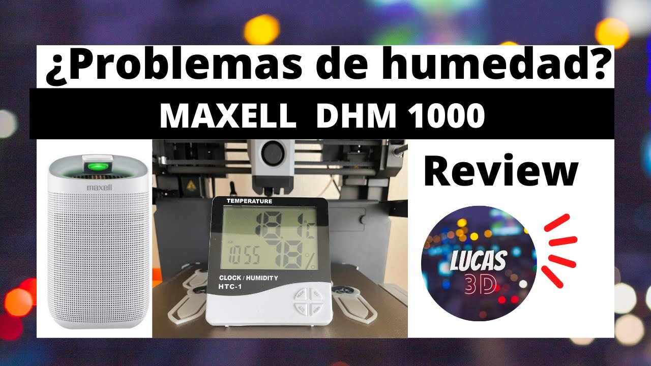 💧¿Problemas de humedad? 💧Review MAXELL DHM1000 #impresión3d