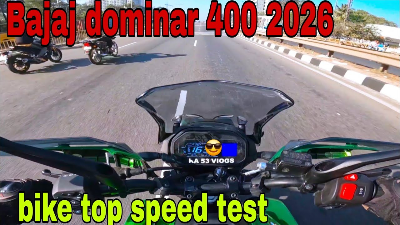 Bajaj dominar 400 bike top speed test 2026