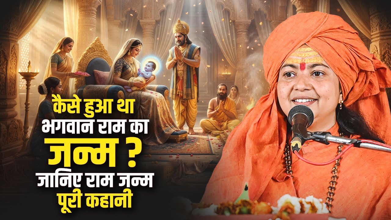 कैसे हुआ था भगवान राम का जन्म ? जानिए राम जन्म पूरी कहानी | माँ ध्यान मूर्ति जी महाराज | Ishwar Tv