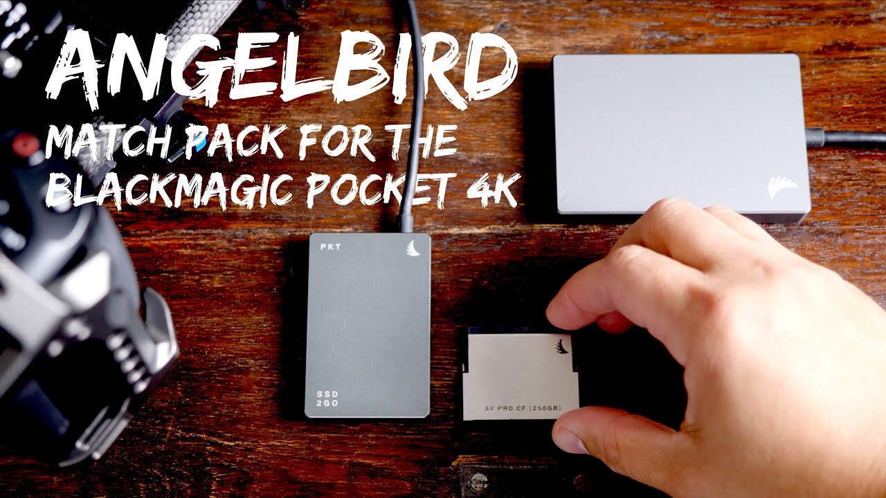 Angelbird SSD and CFast for the Blackmagic Pocket Cinema 4k - Match Pack
