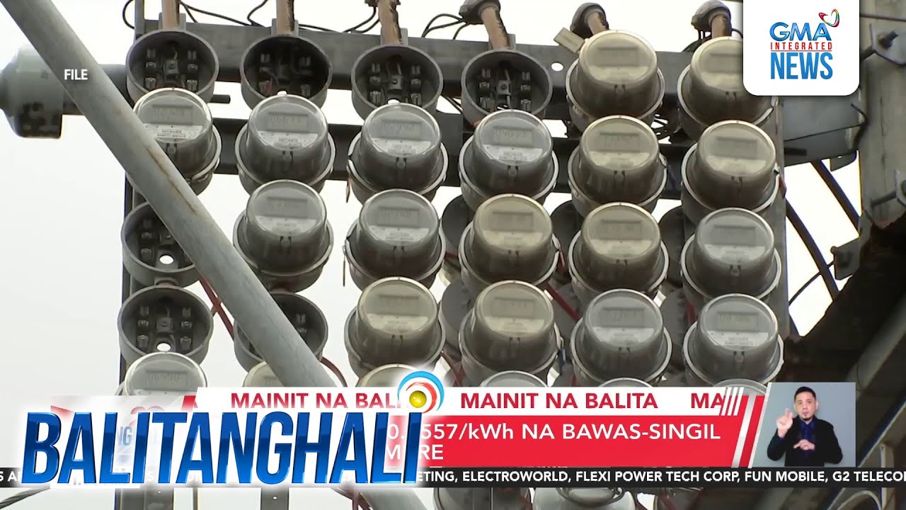 Meralco, may P0.3557/kWh na bawas-singil ngayong Disyembre | Balitanghali