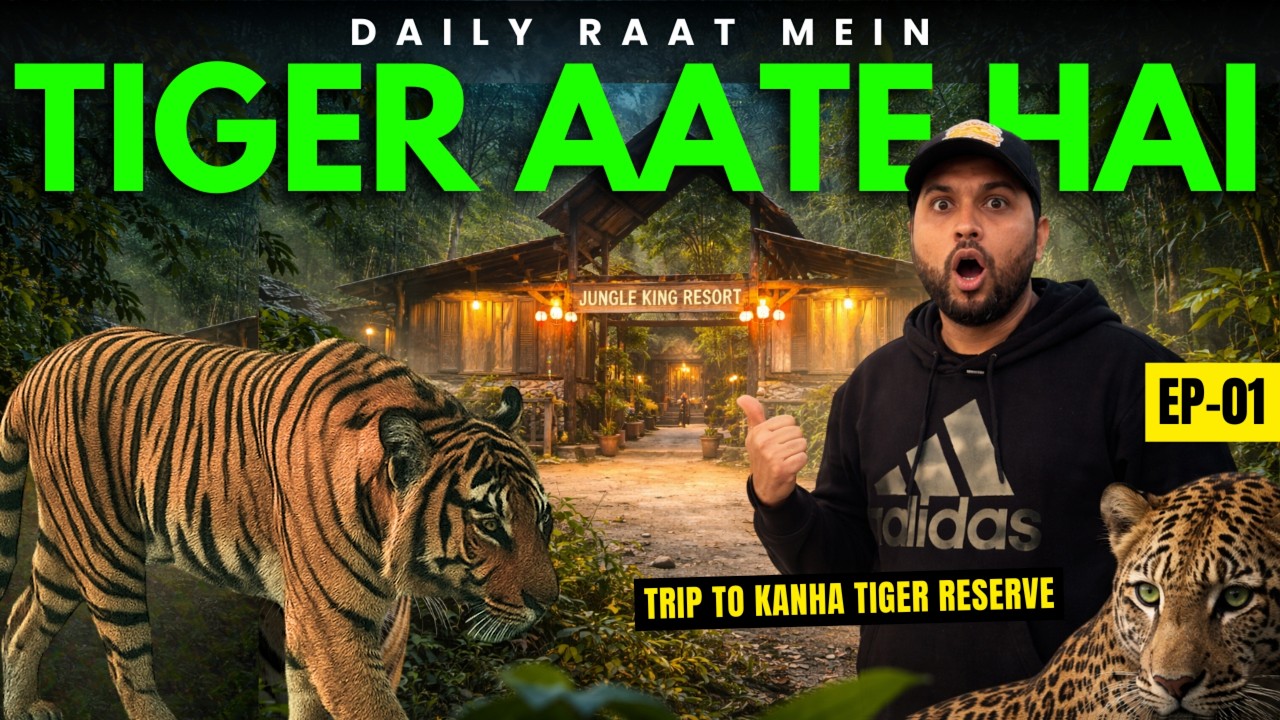 Trip To Kanha National Park - I Stayed At Jungle King Resort Kanha - Inside Core Jungle - EP 01