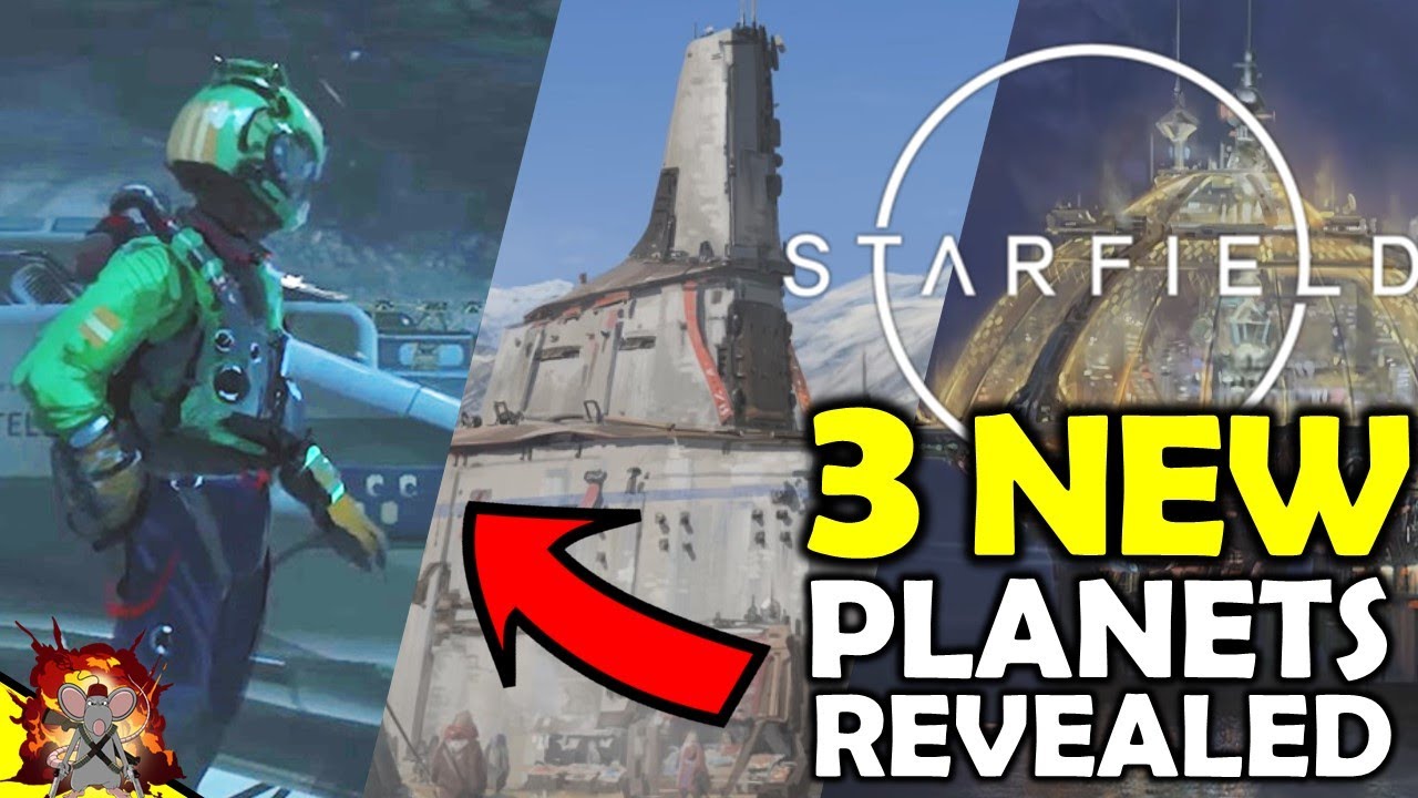 STARFIELD ALL NEW INFO! 3 NEW PLANETS! Huge Worlds Or Smaller Locations To Explore?