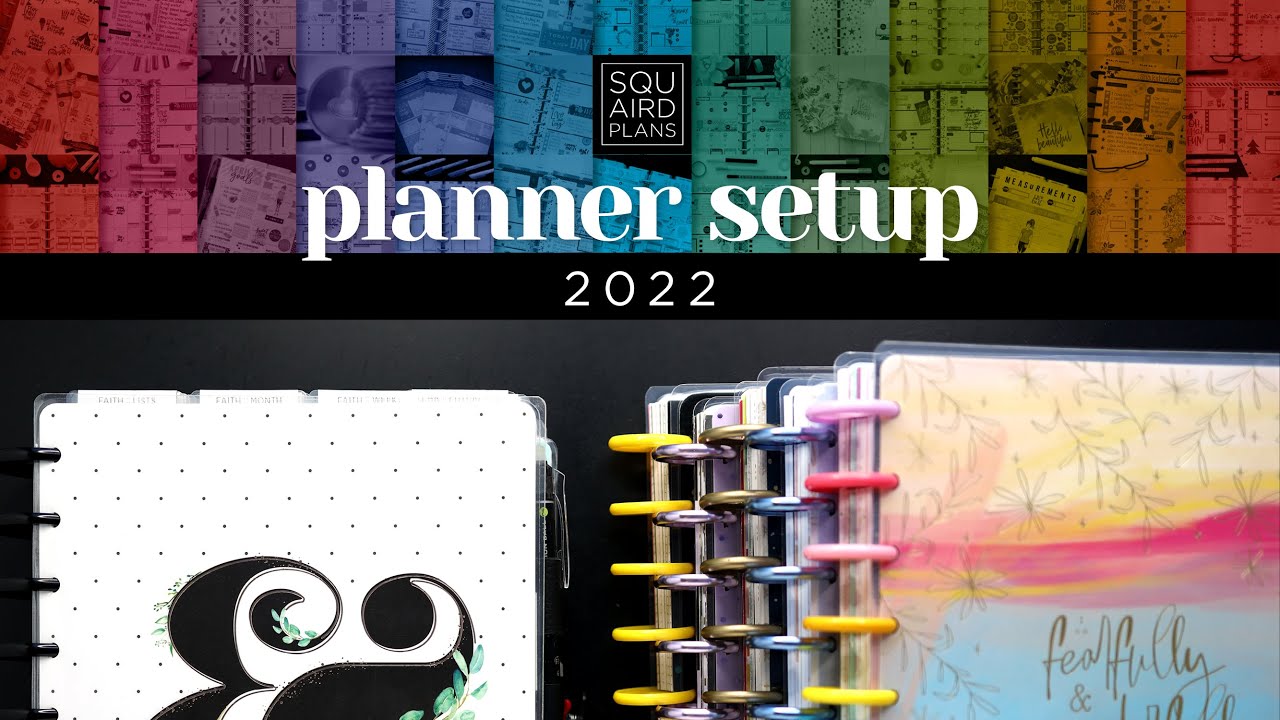 My Planner Setup 2022 :: Frankenplanning 5 Planners Into 1 :: Catch-All Classic Happy Planner