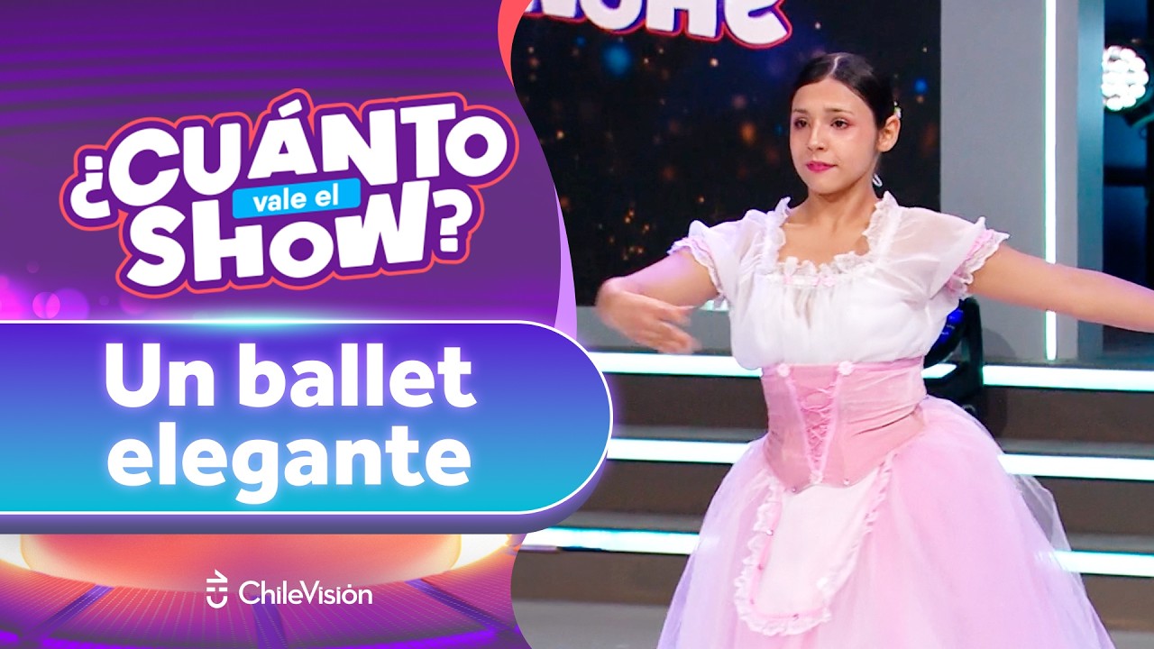 ¡CON GRAN DELICADEZA! Isidora Morales encantó con performance de ballet - Cuánto Vale El Show