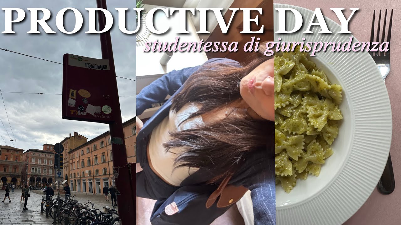 24H NELLA VITA DI UNA STUDENTESSA DI GIURISPRUDENZA ✨ tra lezioni, studio e relax