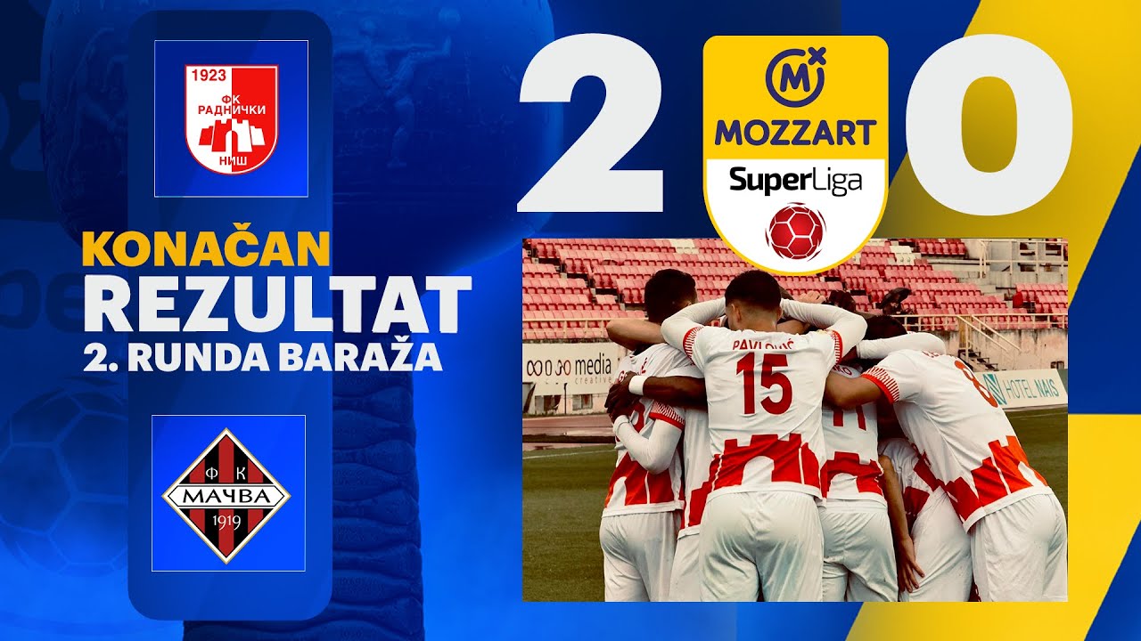 Mozzart Bet Super liga 2024/25 - Revanš meč baraža: RADNIČKI NIŠ – MAČVA 2:0 (0:0)
