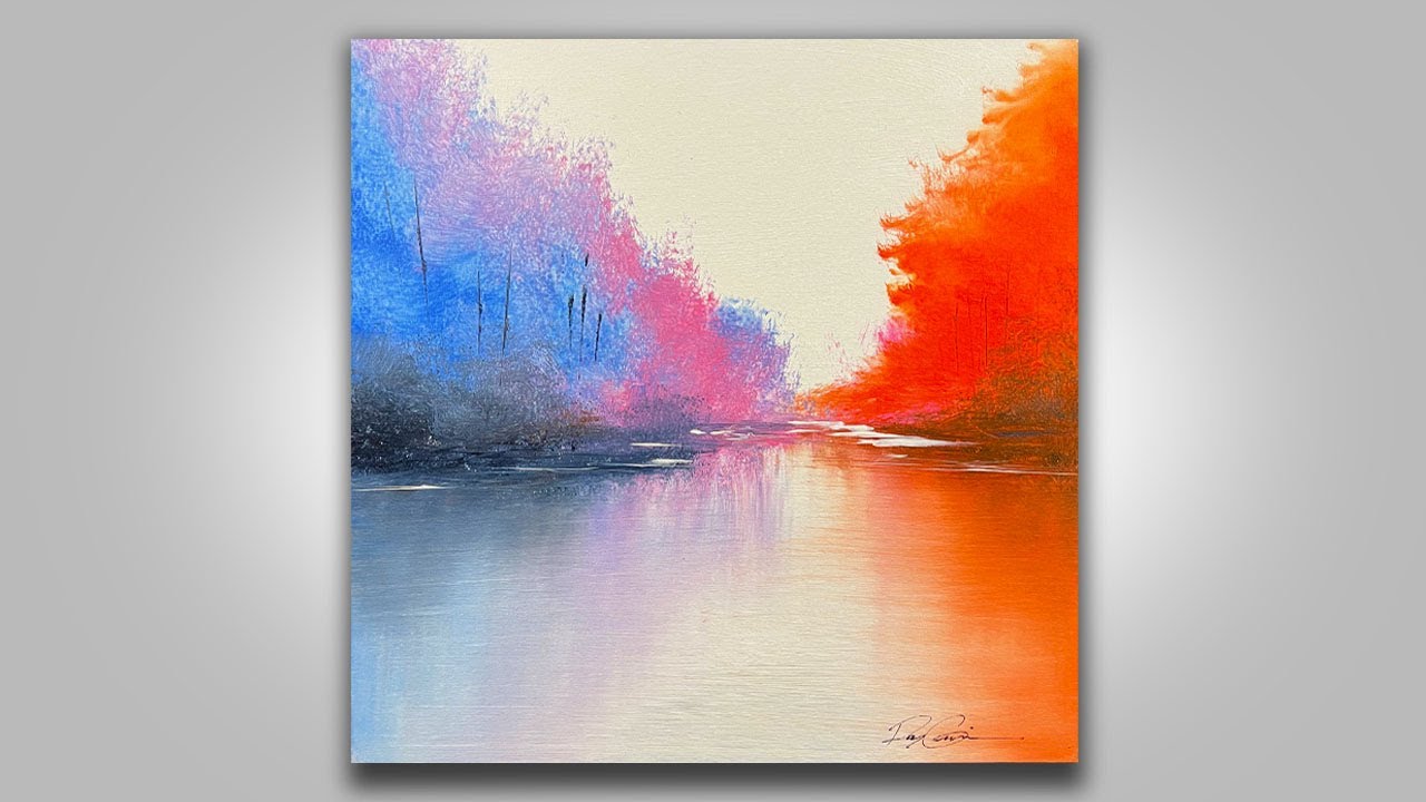 Beginner Abstract Landscape Demo | Texture, Depth & Atmosphere | 546