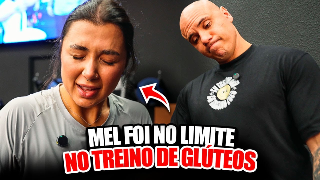 MEL pediu um treino de GLÚTEO pro CARLÃO e acabou se ARREPENDENDO!