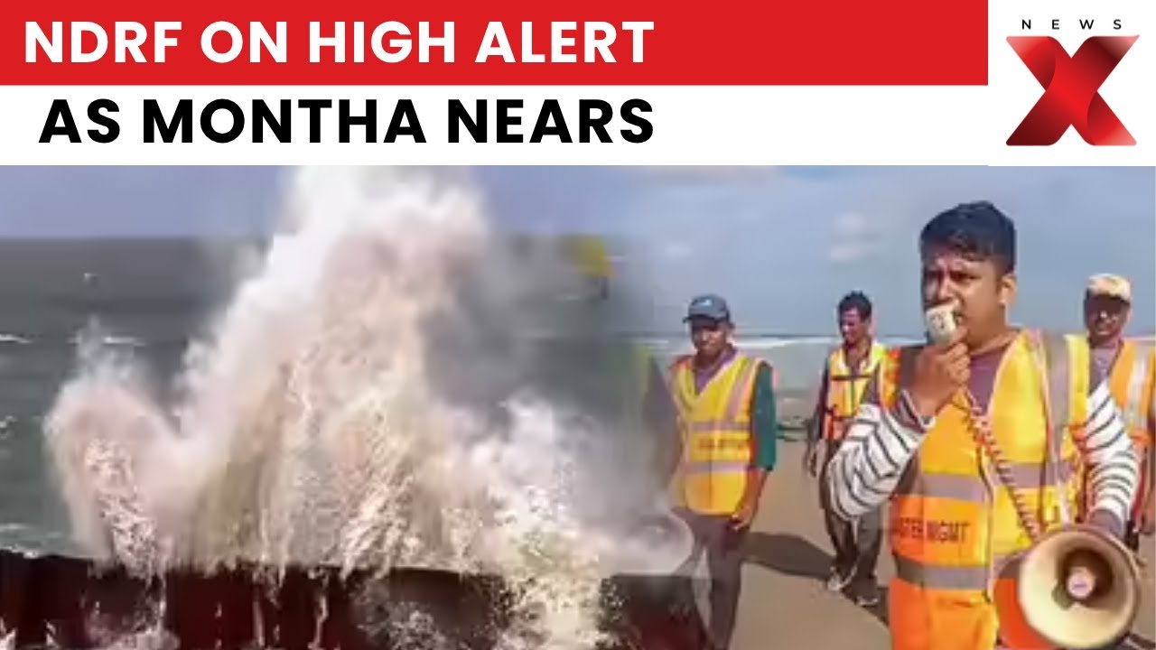 Cyclone Montha Alert: NDRF Mobilizes 25 Teams, 20 on Standby Across Coastal States