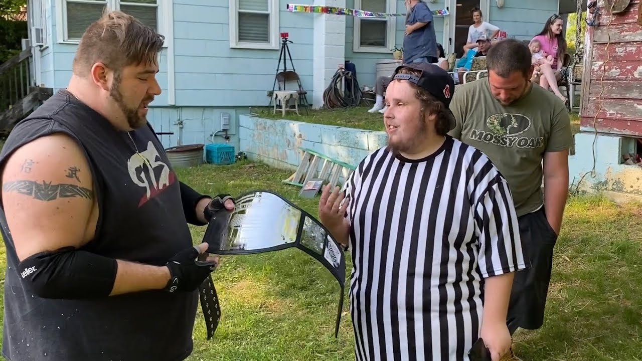 DRAMA Erupts Backstage at Grims MWF Backyard Wrestling Debut!