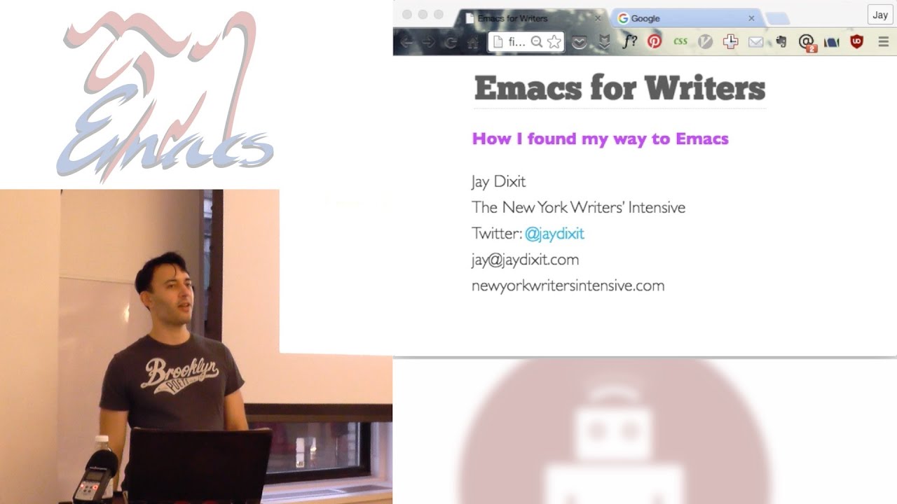Emacs For Writers