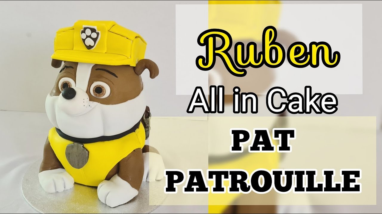 Pat Patrouille Cake / Gâteau sculpté RUBEN / 3d cake / 3d Dog Cake