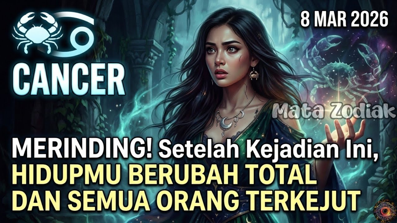 Cancer♋ Merinding! Setelah Kejadian Ini, Hidupmu Berubah Total Hari Ini - Mata Zodiak