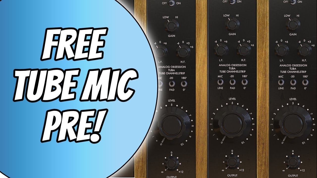 TUBA 2.0 by Analog Obsession (Tube mic/line amp with 2 band EQ)