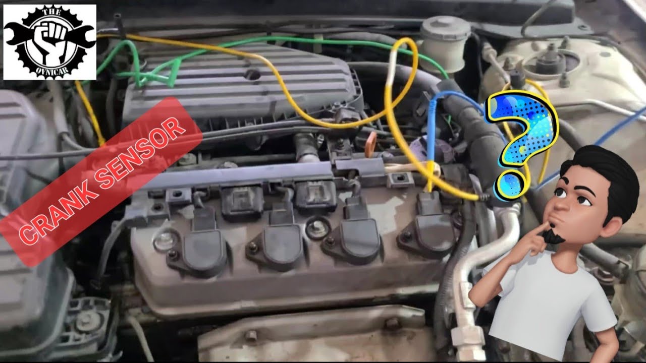 P0335 CRANK SENSOR (HONDA CIVIC 2002 CKP, CMP Y BOBINA CORRELATION)