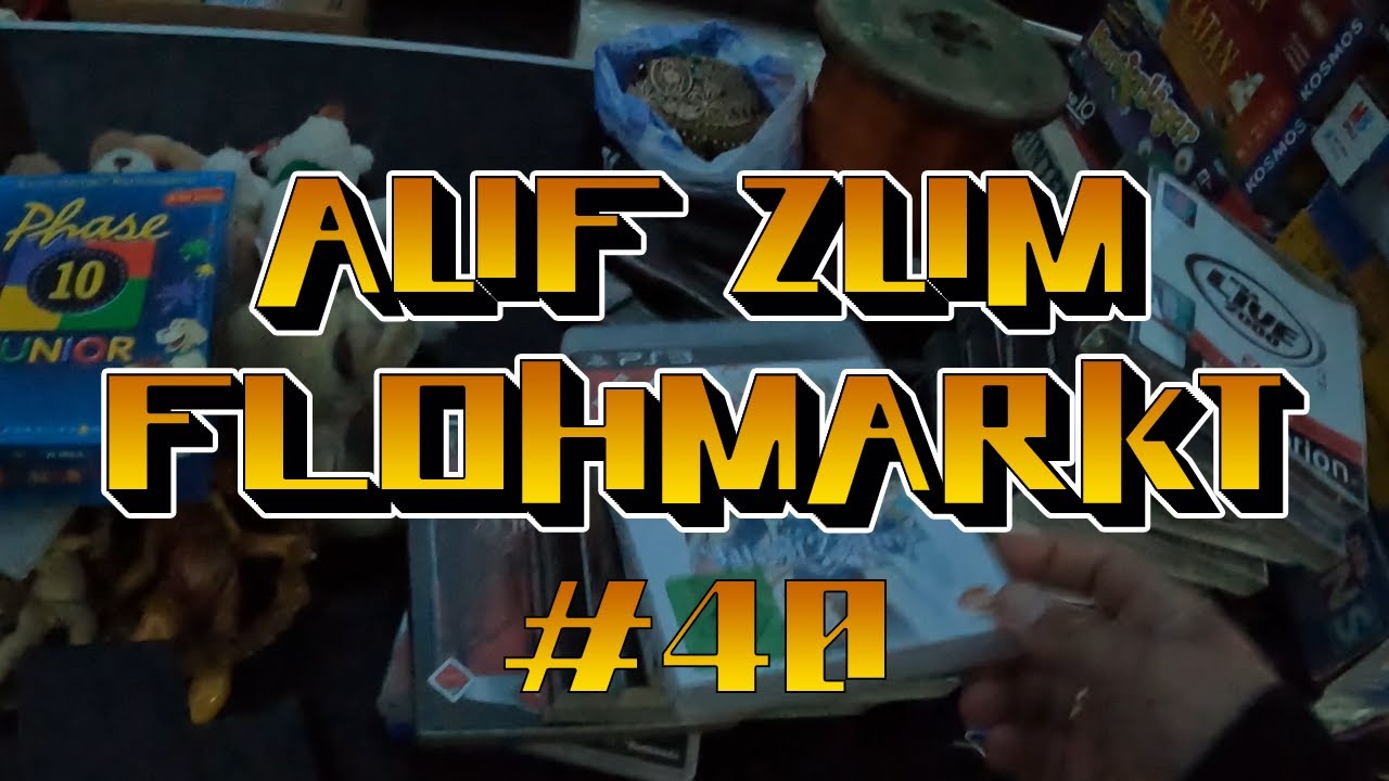 Viele Spiele im Rucksack - Auf zum Flohmarkt [Folge 40]