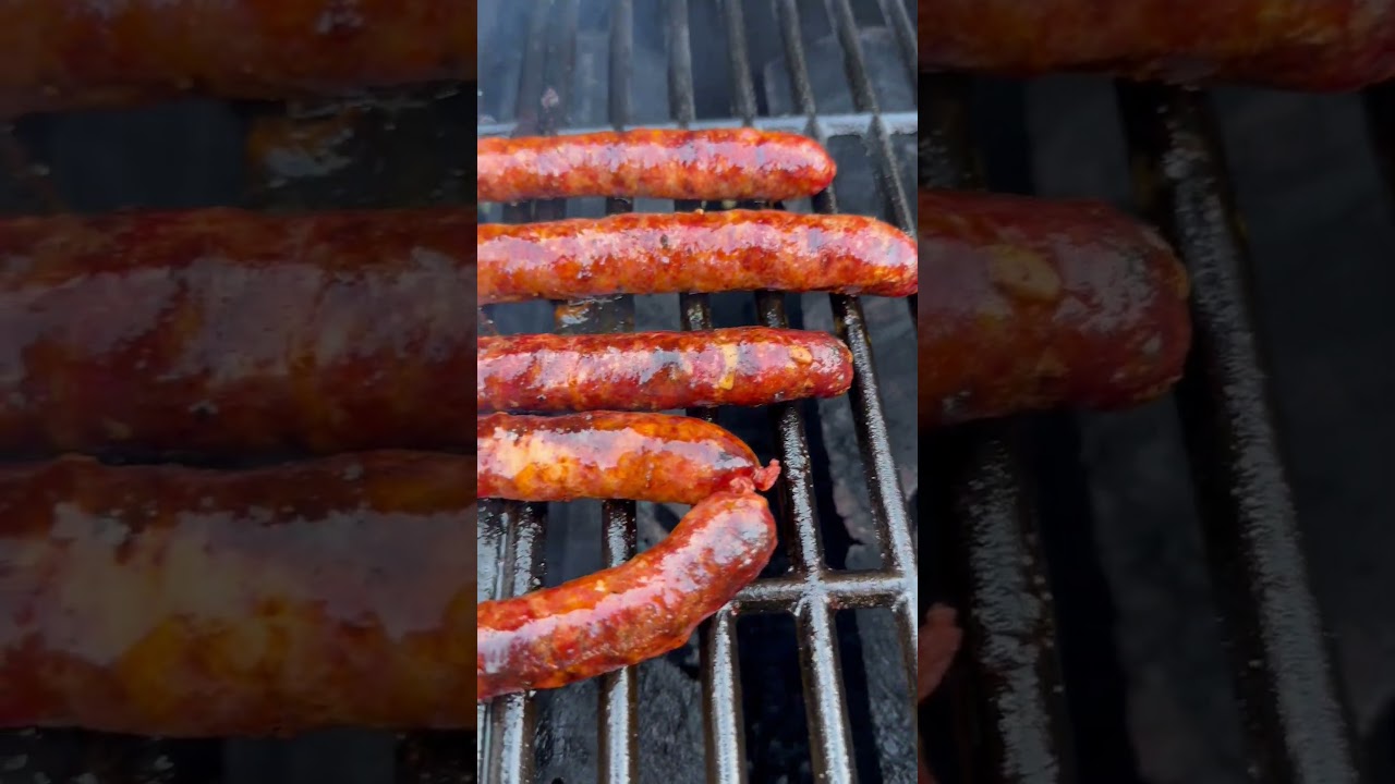 Weekend is bbq time for merguez, spicy🌶️ sausage #bbq #sausage #merguez #bbqlovers