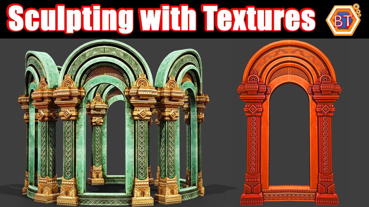Blender 2.90 _ Stylized Modelling | Sculpting with Textures