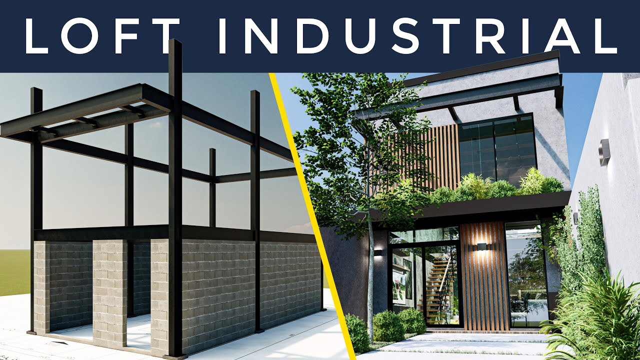 ИНДУСТРИАЛЬНЫЙ ДОМ типа LOFT ИНДУСТРИАЛЬНОГО стиля поэтажный план
