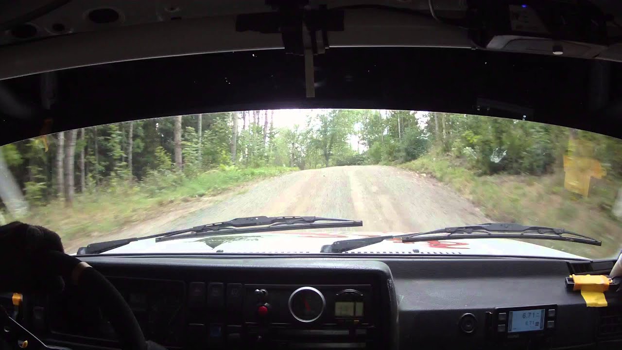Rally småland 2015 ss1 Erlandsson/Krantz Vw Golf Grupp e