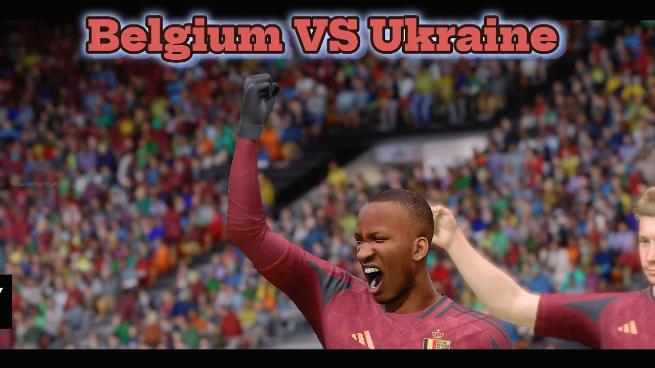 Belgium VS Ukraine - EA Sports FC 24 - Legendary Al - Football - Sports games 