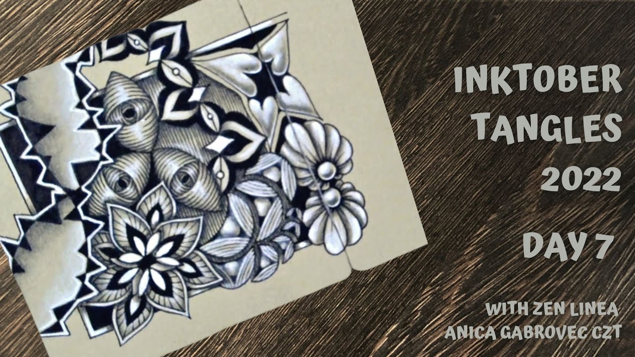 Inktober Tangles 2022 • Day 7 • Fluxecho
