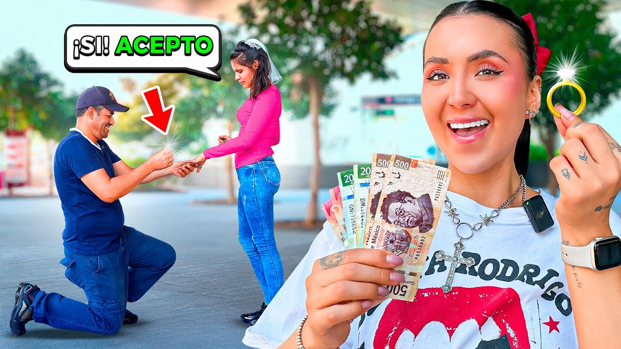 TE DOY DINERO SI PIDES MATRIMONIO