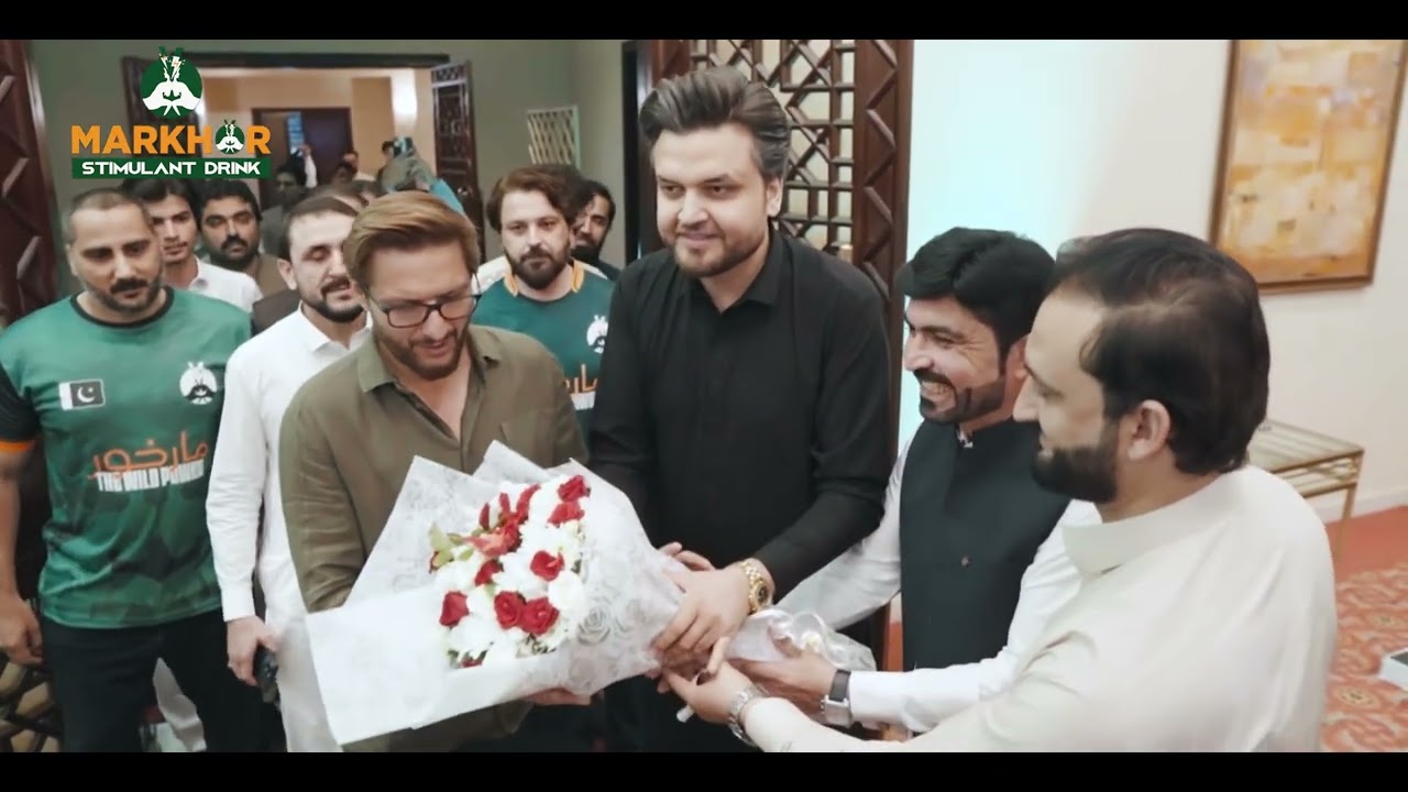 Markhor Stimulant Drink | Ambassador Signing Ceremony 🇵🇰🐐⚡