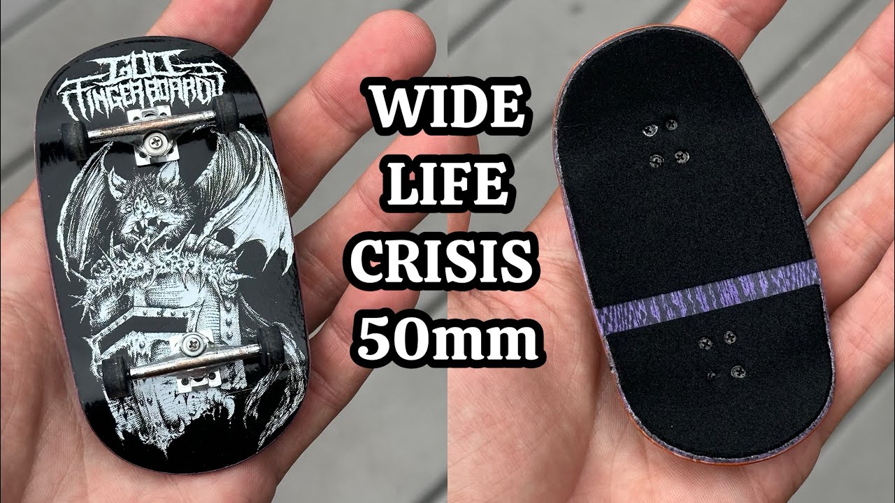 EXTRA WIDE Fingerboard 50mm Setup by [GooLTD Fingerboards]