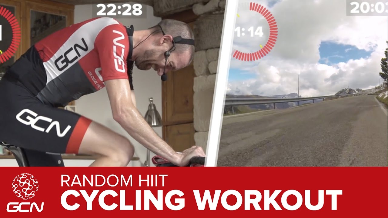 40 Minute Fat Burning Indoor Cycling Training: Random HIIT Workout &ndash; Passo Pordoi