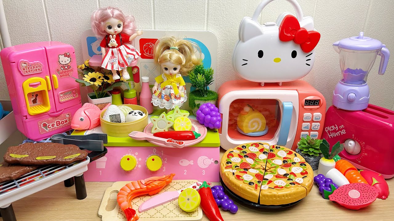 75 minutes satisfying with unboxing Hello Kitty Collection, Satisfying Unboxing Kitchen Set